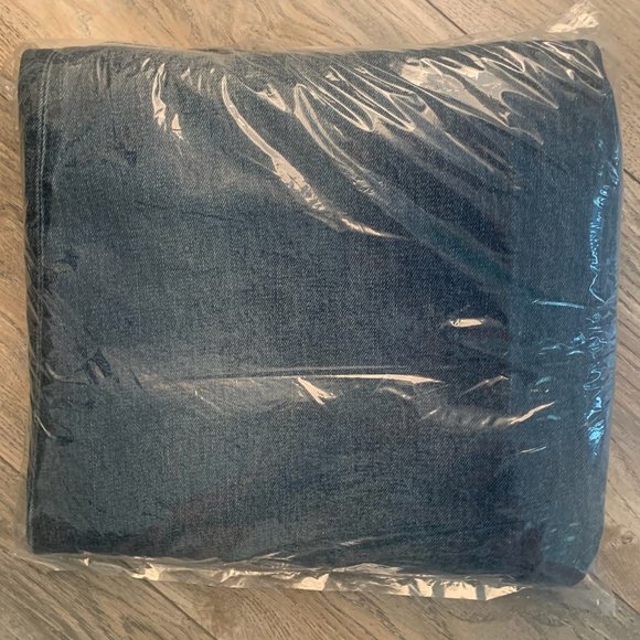 NWT LANDS' END MEN'S COMFORT WAIST 5 POCKET DENIM JEANS MEDIUM WASH 48X32 - Picture 8 of 8